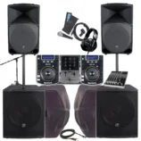 dj speaker complete set